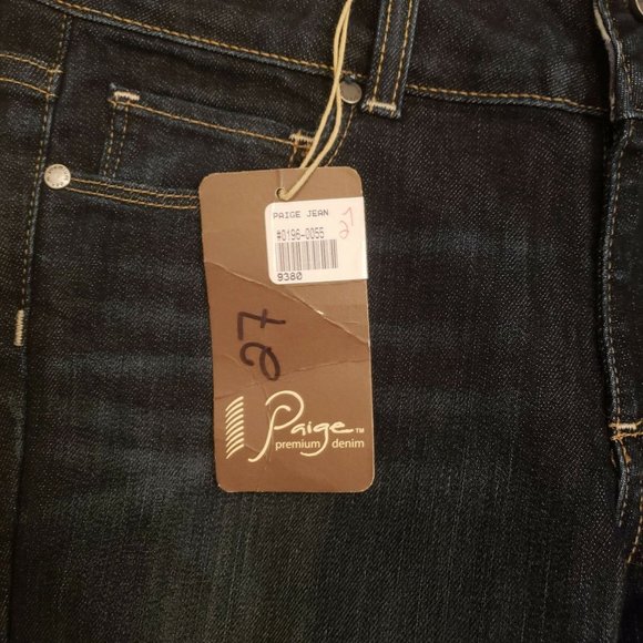 Paige Jeans Dark Blue Hidden Hills Size 27 - Picture 2 of 6